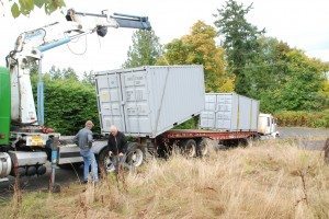 sea container moving