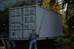 sea container moving