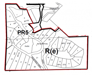 zooning map with lot numbers